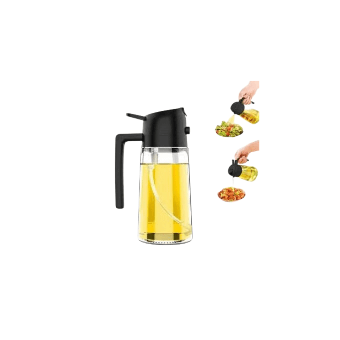 2-in-1 Oil Dispenser Bottle for Kitchen