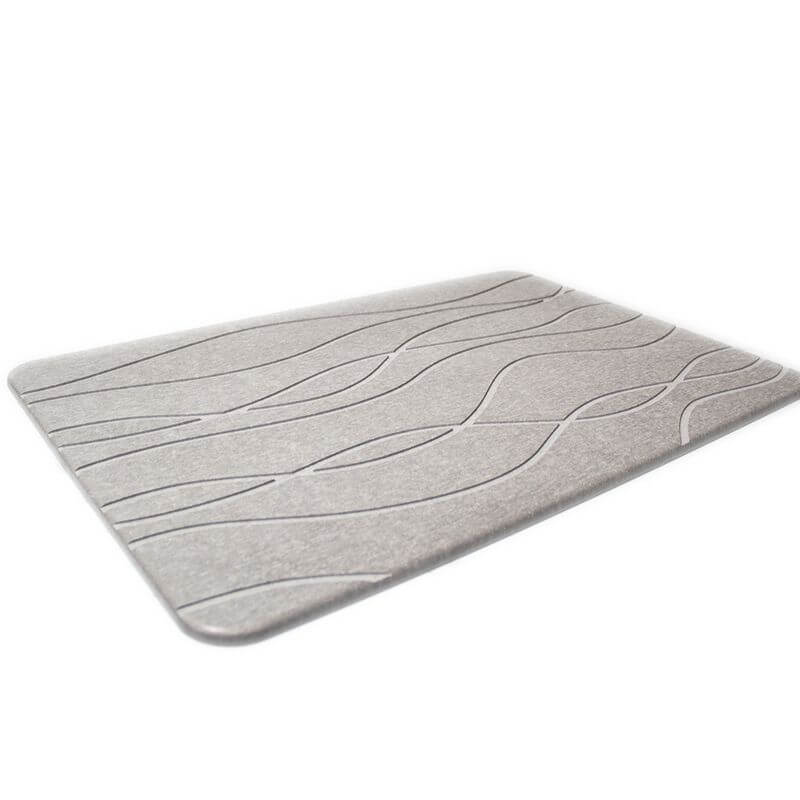 Quick drying bath mat