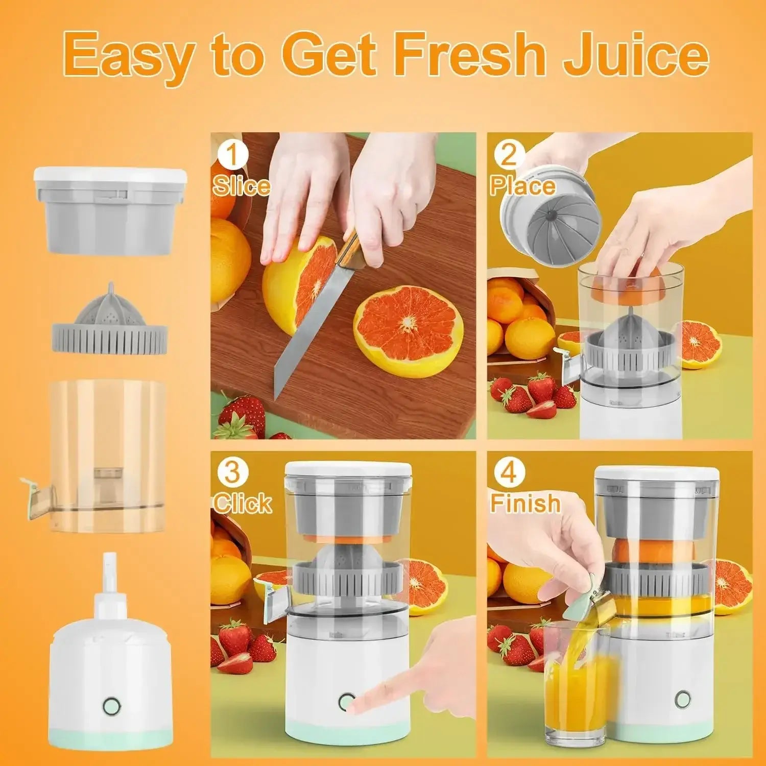 Portable Electric Juicer USB Charging