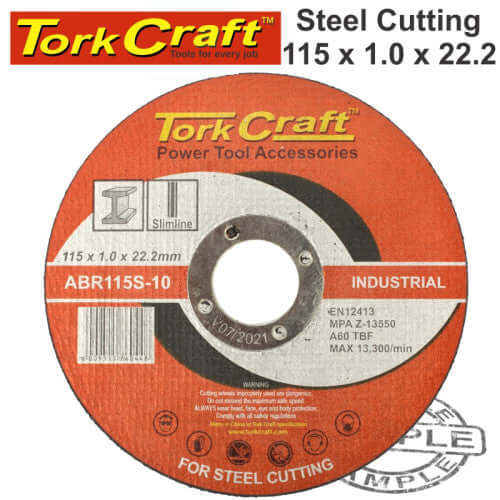 115mm x1.0 x 22.2mm steel cutting disc