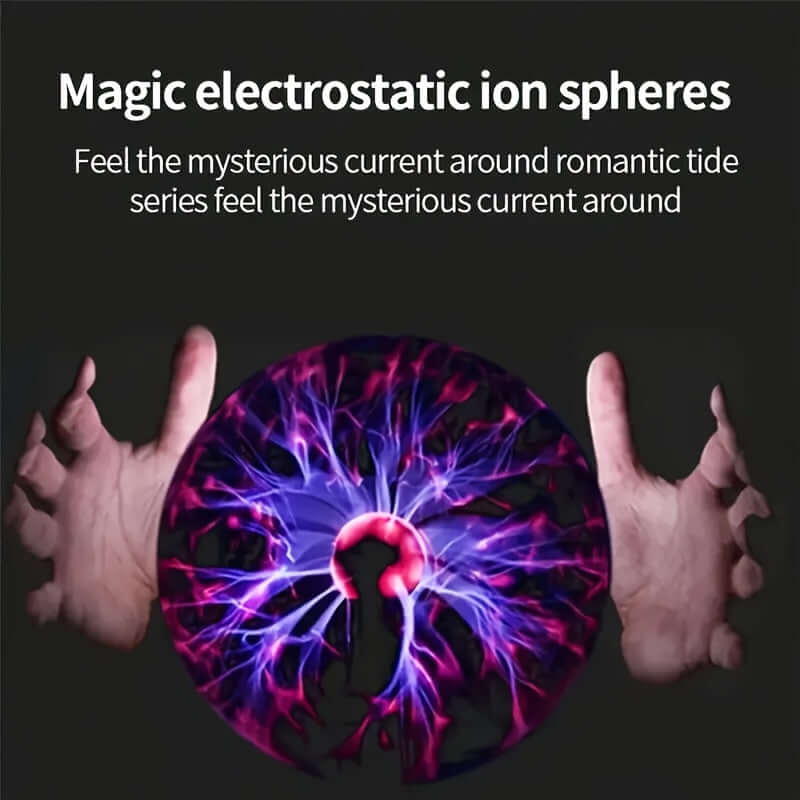 1pc Plasma Ball Light, 12.7 Cm, Touch And Sound Activated Lightning Globe