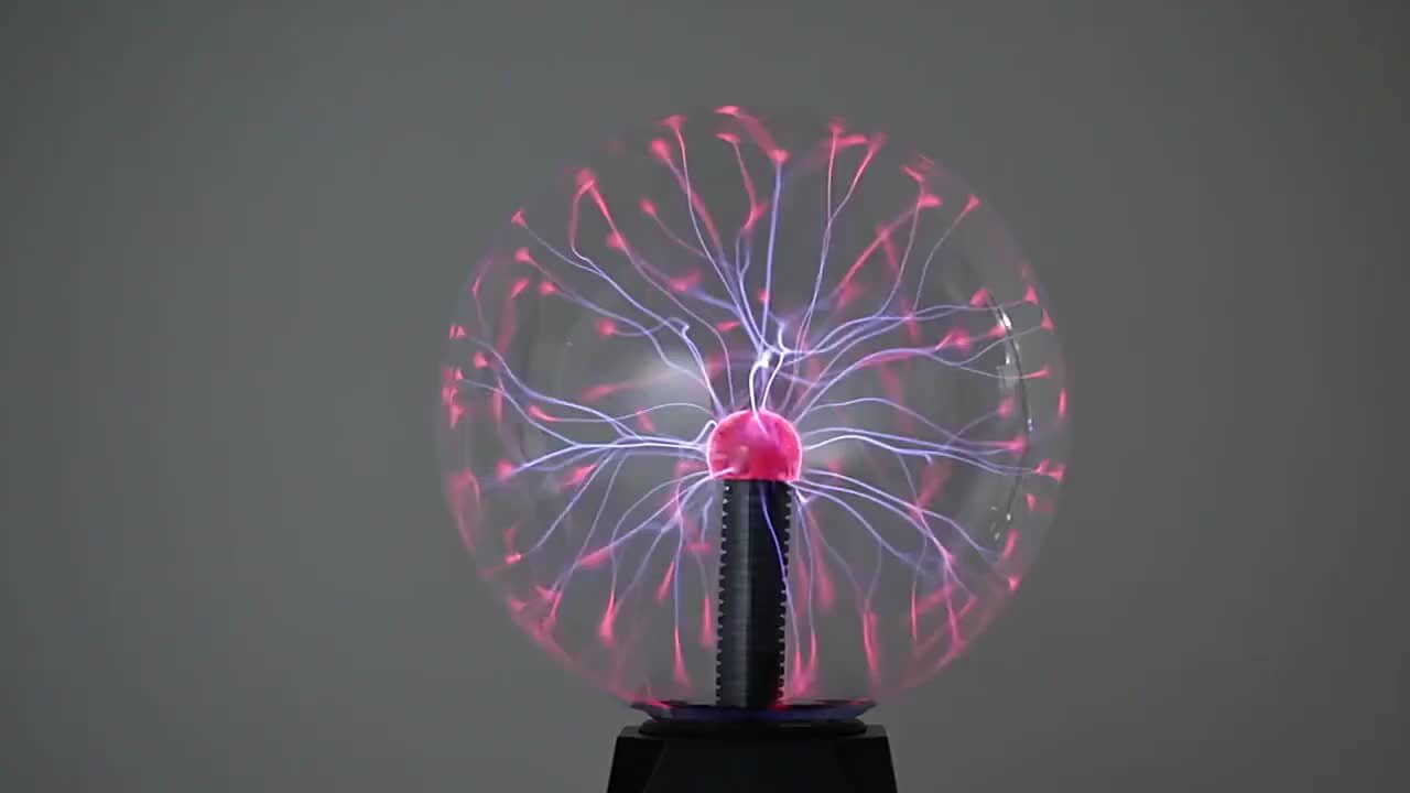 1pc Plasma Ball Light, 12.7 Cm, Touch And Sound Activated Lightning Globe