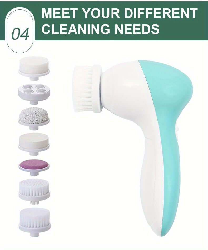 7 In 1 Electric Facial Cleansing Brush